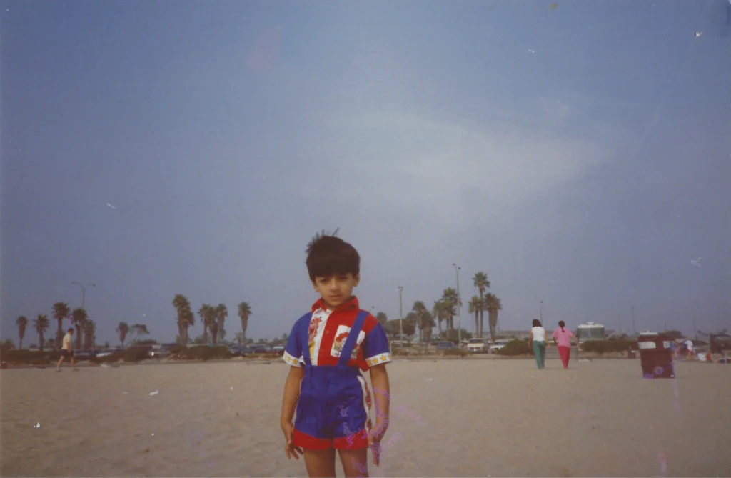 JC Das beach moment